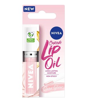 Caring Lip Oil Clear Glow Nawilżający olejek do ust