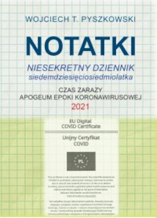 Notatki 2021. Niesekretny dziennik siedemdziesięciosiedmiolatka - mobi, epub, pdf