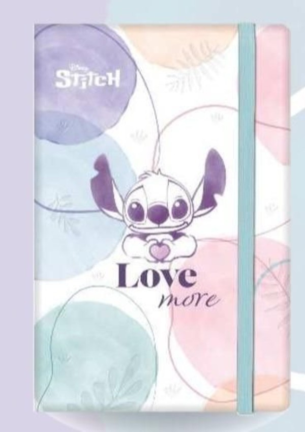 Notes a5 80 k. linia z gumką disney fashion stitch wzór 1