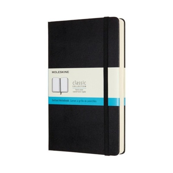 Notes Moleskine Classic L, kropki, czarny