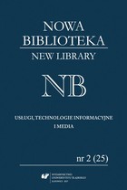 Nowa Biblioteka. Usługi, technologie informacyjne i media 2017, nr 2 (25): Książka dla młodego odbiorcy: autorzy, ilustratorzy, wydawcy - pdf
