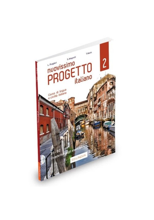 Nuovissimo Progetto italiano 2. Zeszyt ćwiczeń + 2 CD B1-B2