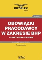 Obowiązki pracodawcy w zakresie BHP - praktyczny poradnik - pdf