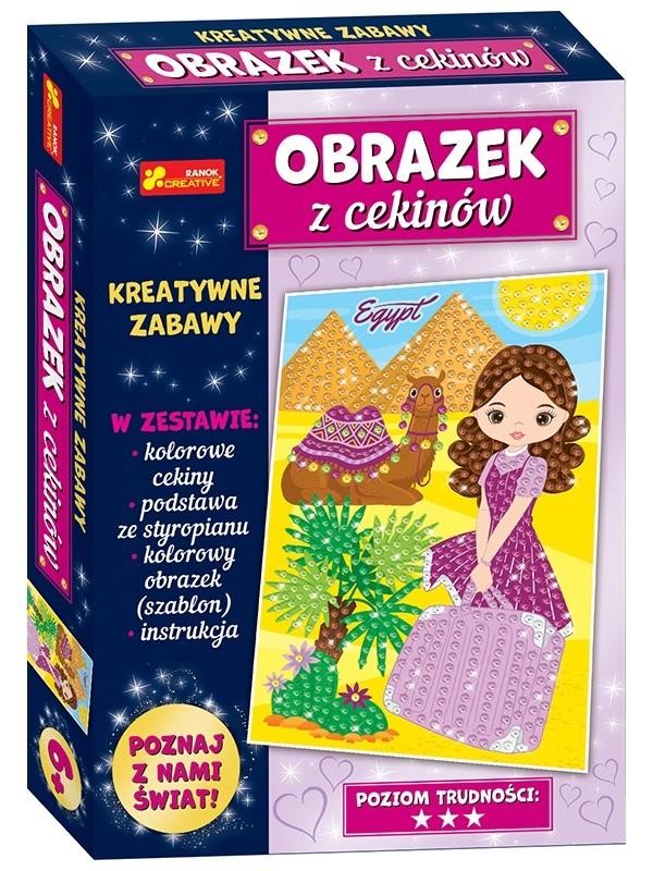 Obrazek z cekinów Podróże małe i duże Egipt