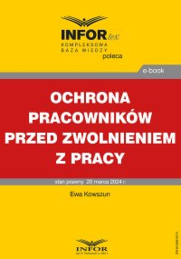 Ochrona pracowników przed zwolnieniem z pracy - pdf