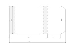 Okładka regulowana 285x520mm (50szt)