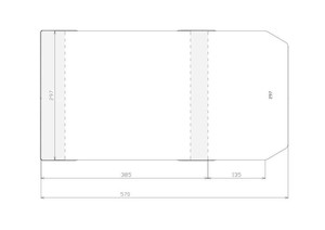 Okładka regulowana 297x520mm (50szt)