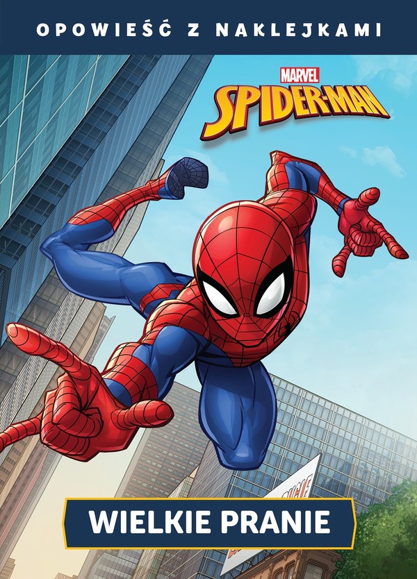 Opowieść z naklejkami Wielkie pranie Marvel Spider-Man
