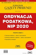 Ordynacja podatkowa NIP 2020 - pdf