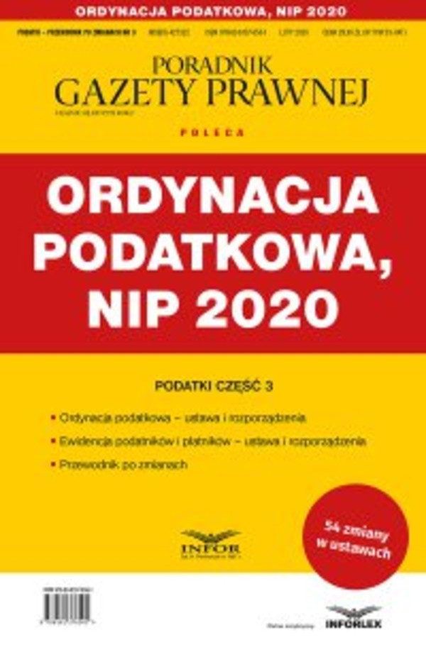 Ordynacja podatkowa, NIP 2020 - pdf