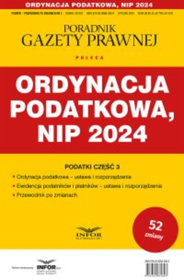 Ordynacja podatkowa, NIP 2024 - pdf