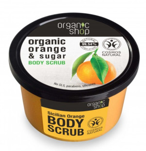 Sycylijska Pomarańcza Organiczny peeling do ciała