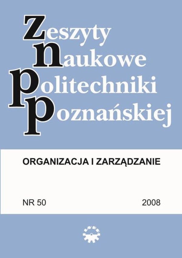 Organizacja i Zarządzanie, 2008/50 - pdf