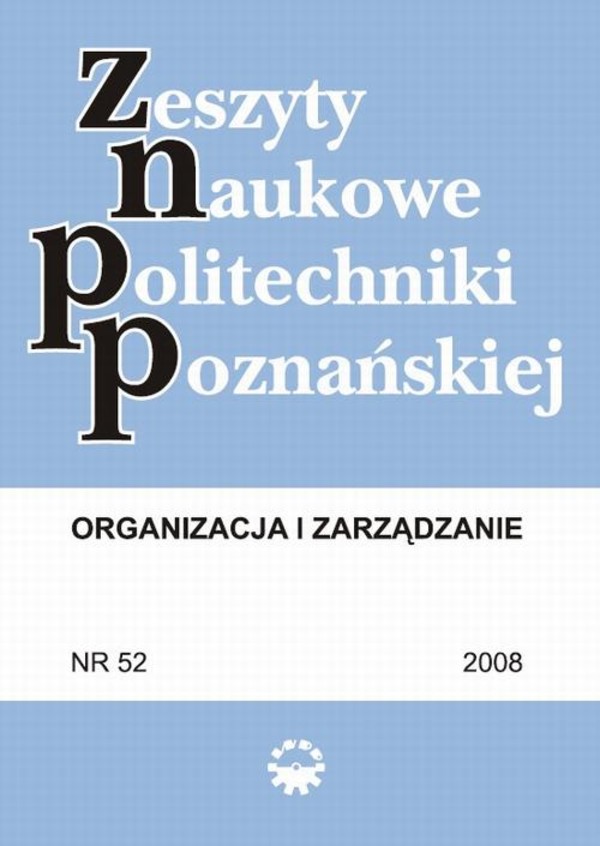 Organizacja i Zarządzanie, 2008/52 - pdf