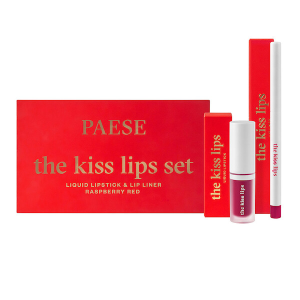 The Kiss Lips Pomadka do ust 05 Raspberry Red + Konturówka do ust