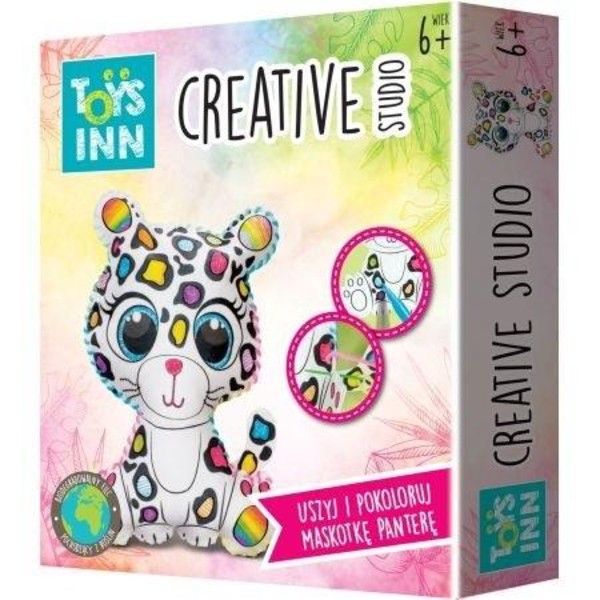 Zestaw kreatywny do szycia i kolorowania Creative Studio Panda