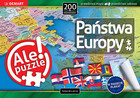 Puzzle Państwa Europy 200 elementów