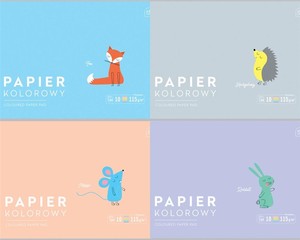 Papier kolorowy BB Kids Pastel A4/10K (10szt)