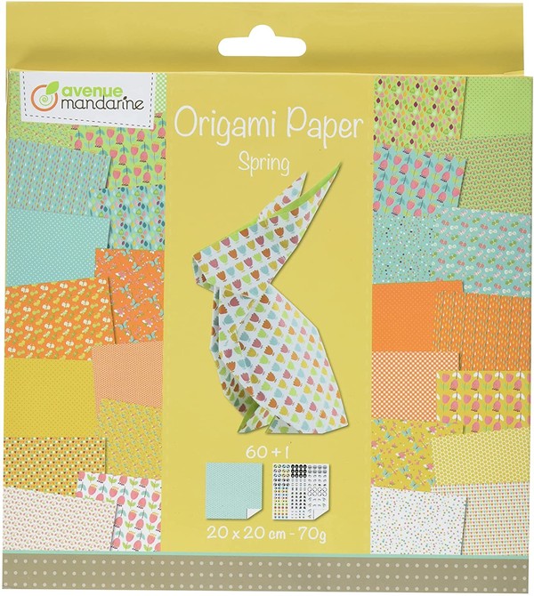 Papier origami 20x20 cm spring 60 arkuszy