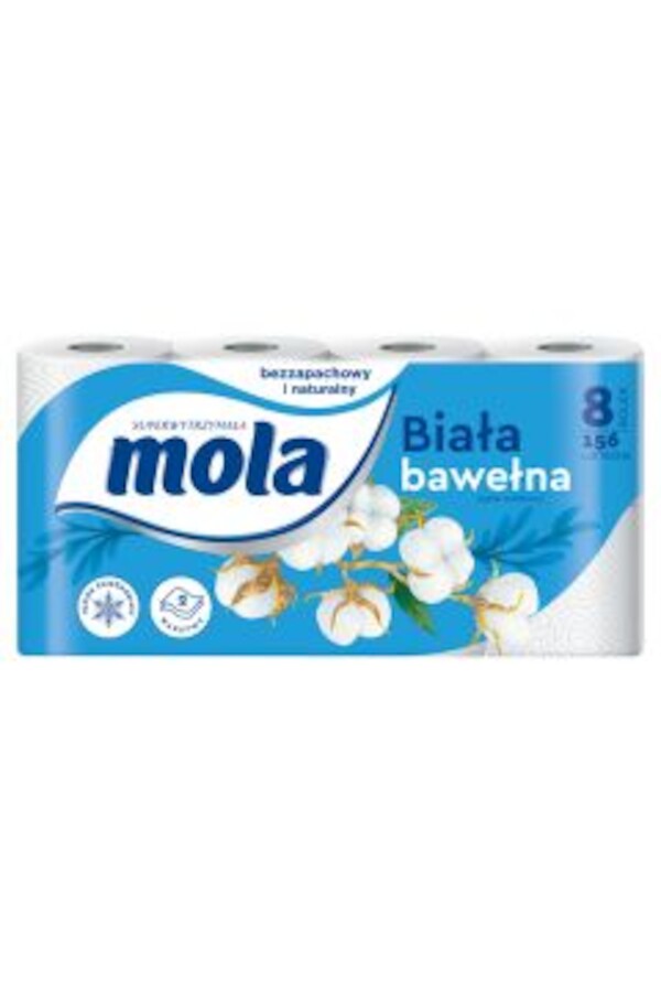 Papier toaletowy bawełniana biel 2-warstwowy