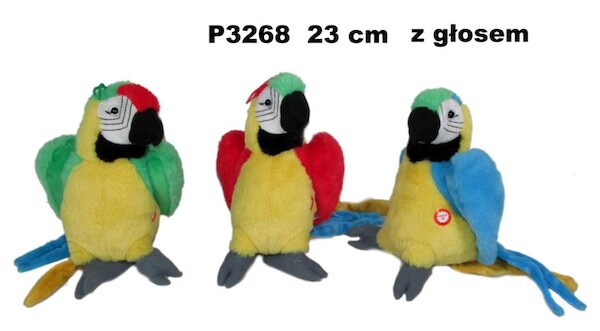 Papuga 25 cm