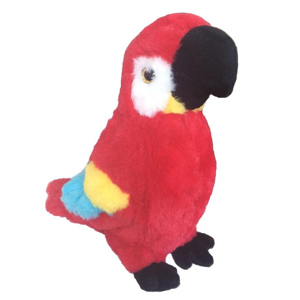 Maskotka Papuga ara czerwona 20 cm
