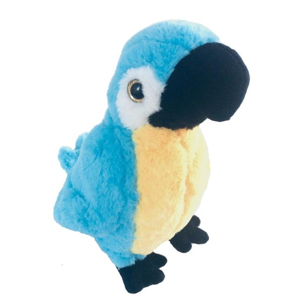 Maskotka Papuga ara niebieska 20 cm