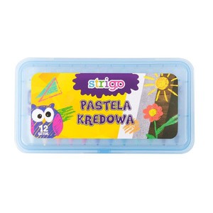 Pastela kredowa 12szt.w etui plastikowym