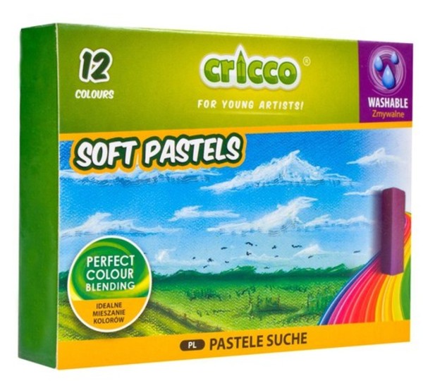 Pastele suche Cricco 12 kolorów