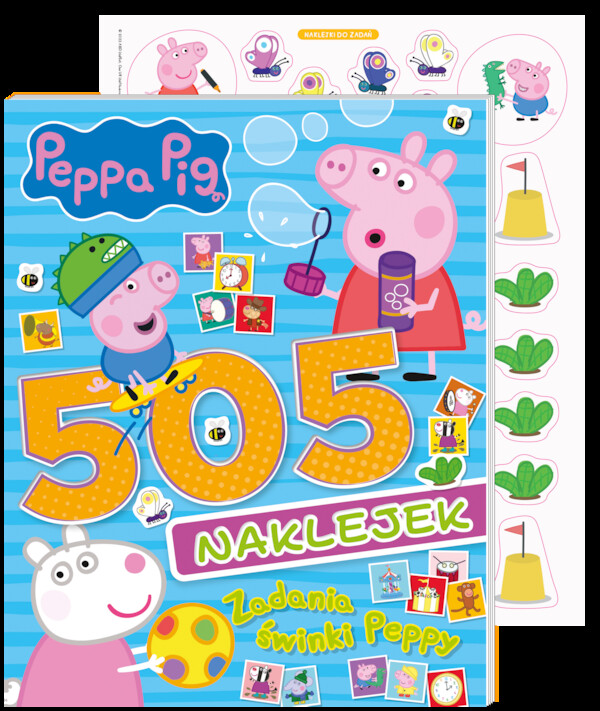 Peppa Pig 505 naklejek 4. Zadania świnki Peppy