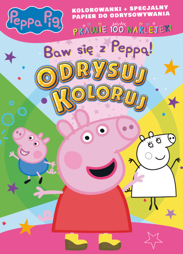 Peppa Pig Odrysuj koloruj Baw się z Peppą!