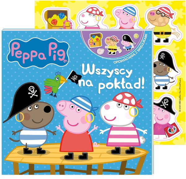 Peppa Pig Opowiadania z naklejkami Wszyscy na pokład! Peppa Pig Opowiadania z naklejkami część 9