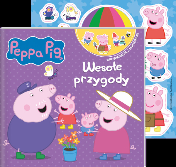 Peppa Pig Opowiadania z naklejkami Wakacyjne przygody