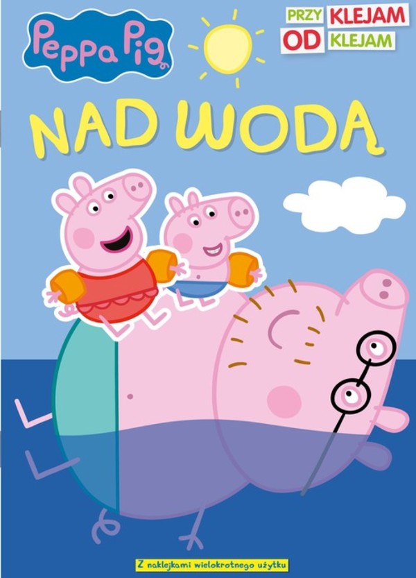 Peppa Pig Przyklejam Odklejam Nad wodą