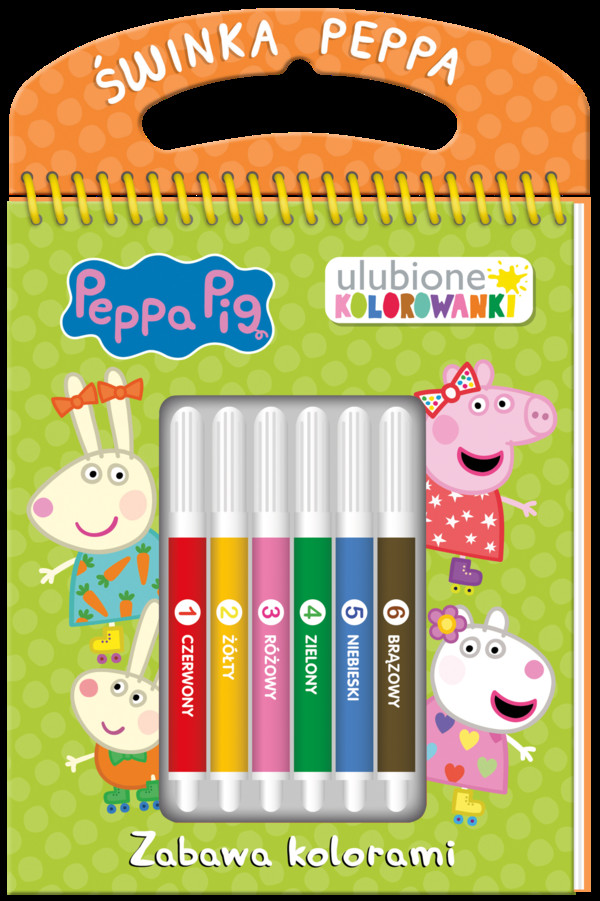 Peppa Pig Ulubione kolorowanki 3 Zabawa kolorami