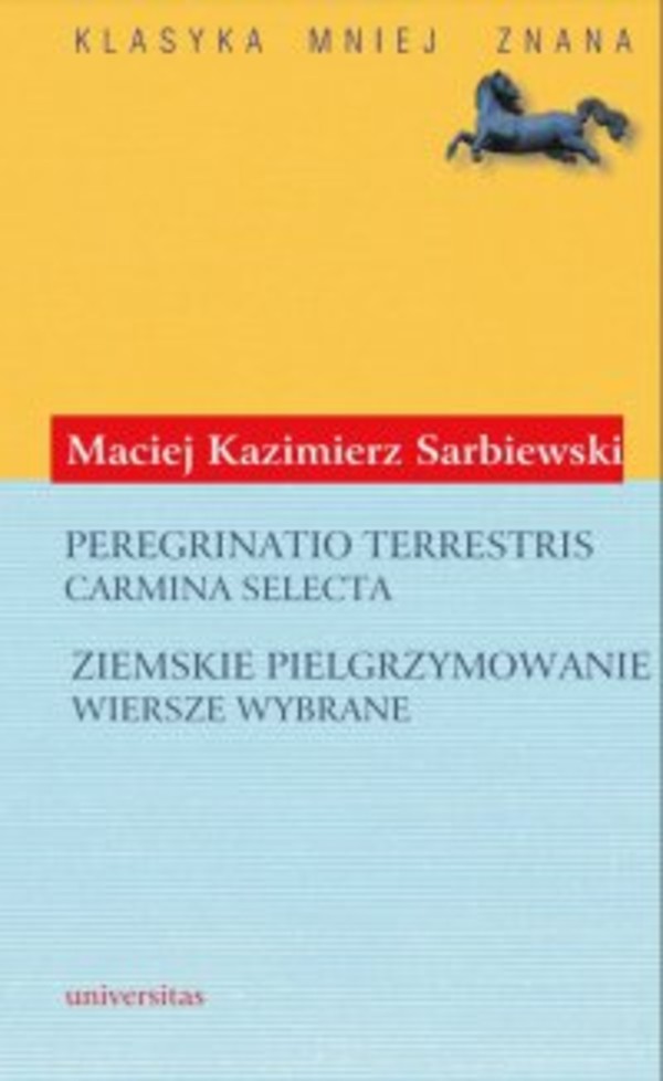 Peregrinatio terrestris. Carmina selecta (Ziemskie pielgrzymowanie. Wiersze wybrane) - pdf