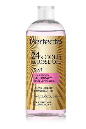24K Gold & Rose Oil Płyn micelarny do cery wrażliwej