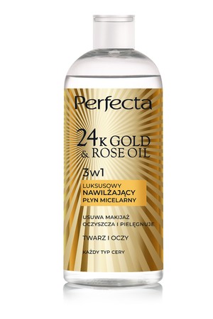 24K Gold & Rose Oil Płyn micelarny do każdej cery