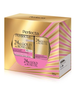 24K Gold & Rose Oil Zestaw prezentowy (Krem na dzień i noc 70+ Krem pod oczy)