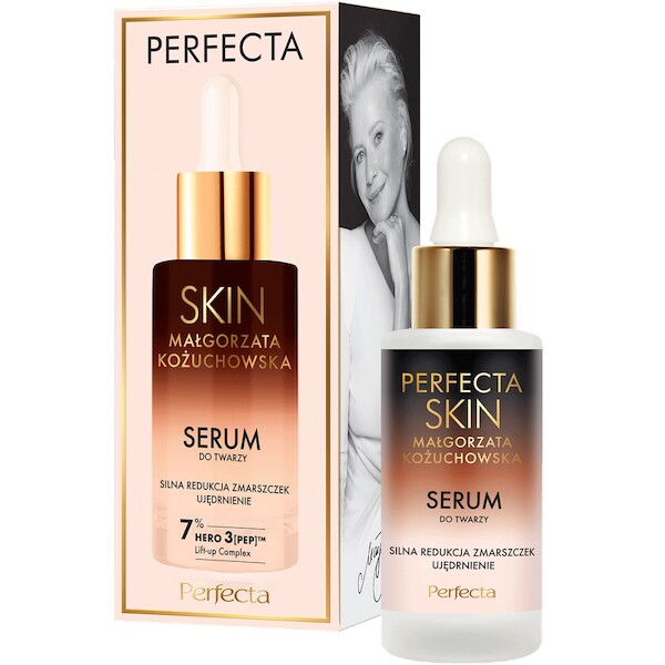 Skin Małgorzata Kożuchowska Serum ujędrniające i przeciwzmarszczkowe z peptydami, erytrytolem i prebiotykami