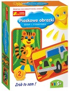 Piaskowe obrazki - Dżip i tygrysek