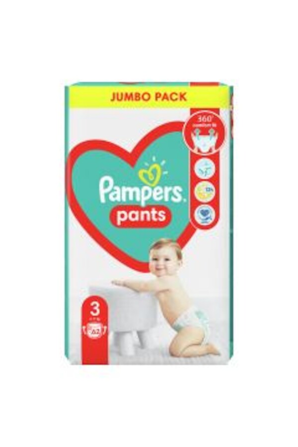 Pieluchomajtki Pants (6-11 kg) 3 Jumbo Pack