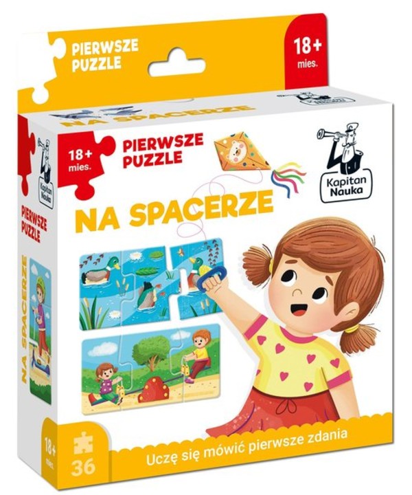 Pierwsze puzzle Na spacerze Kapitan Nauka 36 elementów