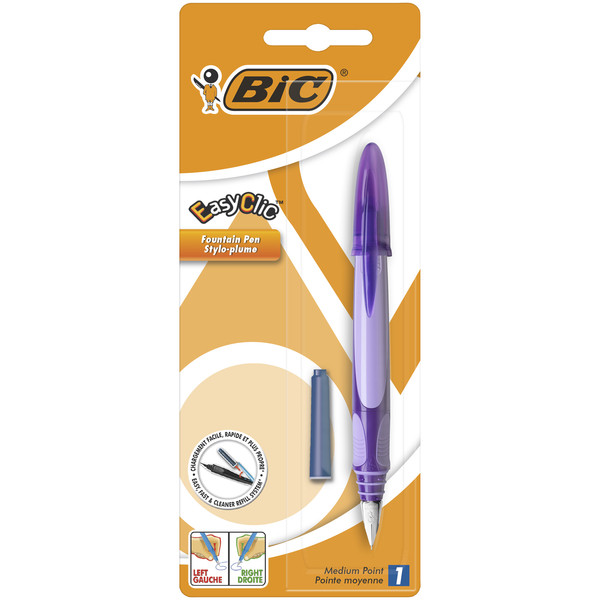 Pióro easy clic standard fp niebieski bic blister 1szt