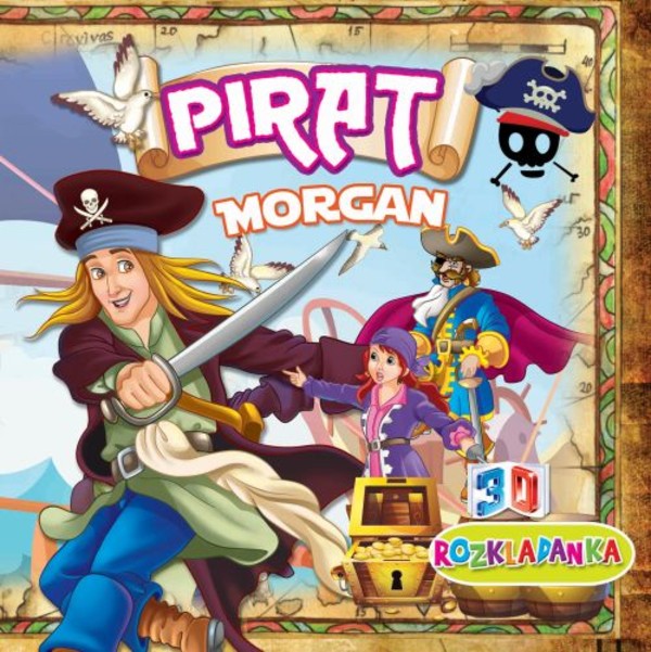 Pirat Morgan Rozkładanka 3D