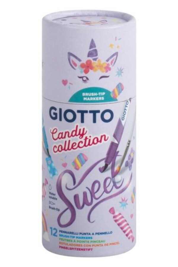 Pisaki Turbo Soft Brush Candy Collection 12 kol