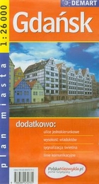 Plan miasta. Gdańsk Skala 1:26 000