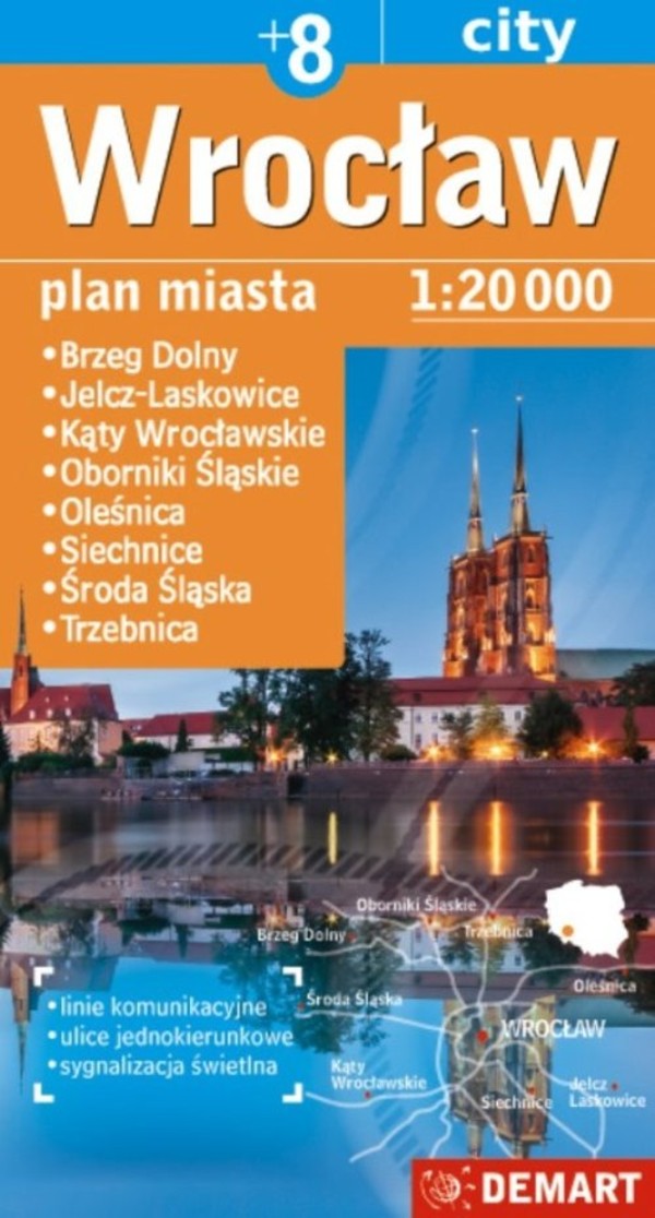 Plan miasta. Wrocław (plus 8) Skala 1:20 000
