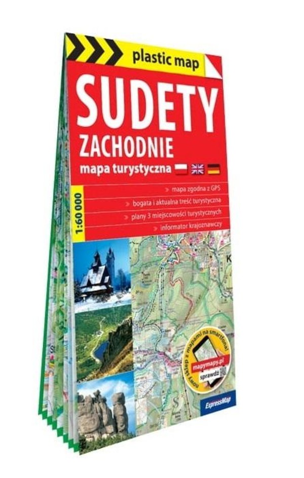 Plastic map Sudety Zachodnie 1:60 000