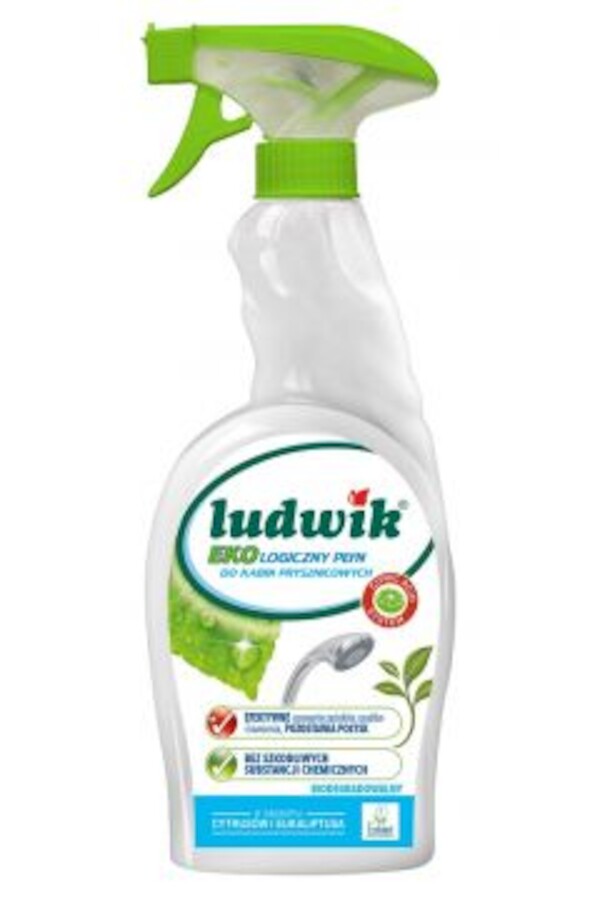 Płyn do mycia kabin prysznicowych i innych powierzchni w łazience Ecolabel Cytrusy i eukaliptus